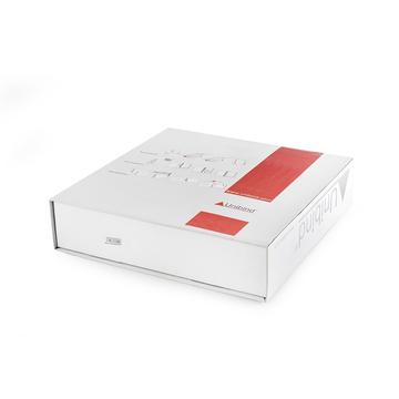 Hoköto borító fém A4, 15mm, UniBIND fehér
