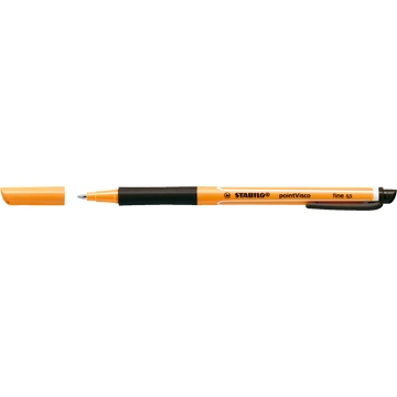 Rollertoll zselés 0,5mm, M STABILO PointVisco fekete