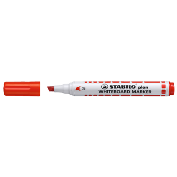 Táblamarker 1,5mm, vágott Stabilo plan 643/40 piros