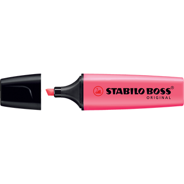 Szövegkiemelő 2-5mm, vágott hegyű, STABILO Boss original pink