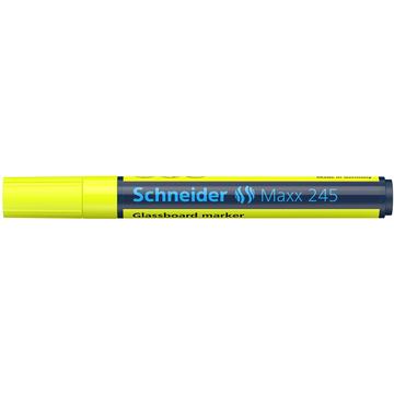 Üvegtábla marker 1-3mm, Schneider Maxx 245 sárga