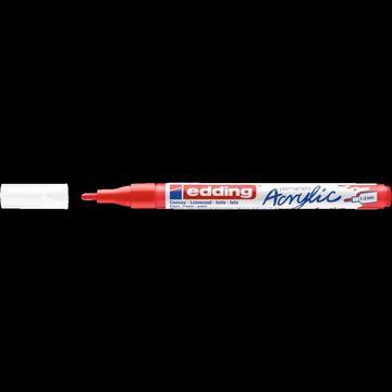 Akril marker 1-2mm, Edding 5300 piros 
