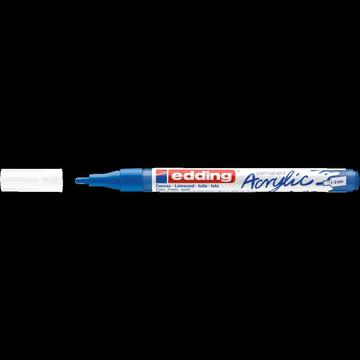 Akril marker 1-2mm, Edding 5300 kék 