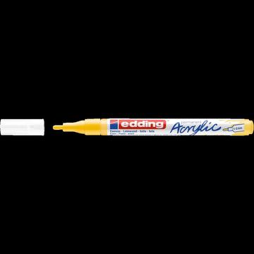 Akril marker 1-2mm, Edding 5300 citromsárga 