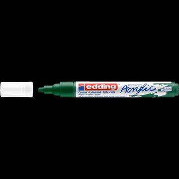Akril marker 2-3mm, Edding 5100 moha zöld 
