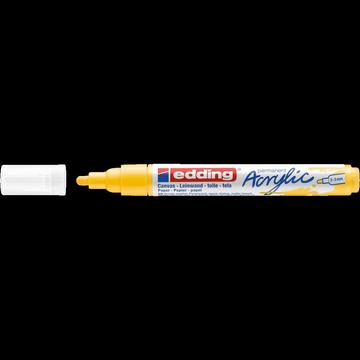 Akril marker 2-3mm, Edding 5100 citromsárga 