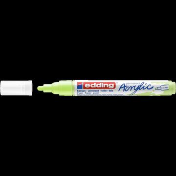 Akril marker 2-3mm, Edding 5100 pasztellzöld 