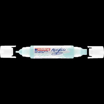 Akril marker 2-3mm, és 5-10mm, 3D kétvégű Edding 5400 pasztellkék