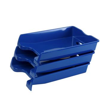 Irattálca muanyag 355, 355x255x60mm, Bluering®, kék