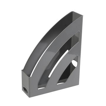 Iratpapucs 8cm, muanyag, 80x327x253mm, Bluering®, szürke