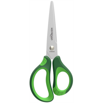 Olló 13 cm tompa fejű Keyroad Soft Grip vegyes színek