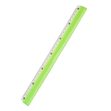 Vonalzó 30 cm, fém skálával Keyroad Colour Bar vegyes színek