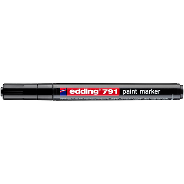 Lakkmarker 1-2mm, kerek Edding 791 fekete 