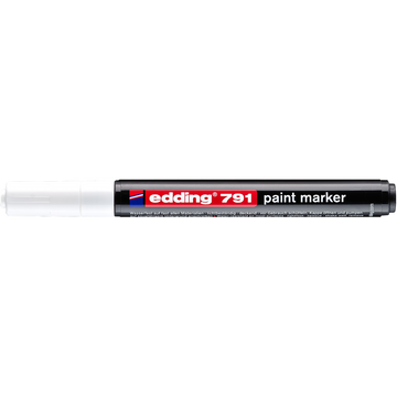 Lakkmarker 1-2mm, kerek Edding 791 fehér 