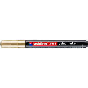 Lakkmarker 1-2mm, kerek Edding 791 arany 