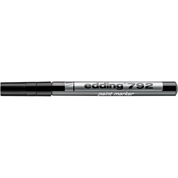Lakkmarker 0,8mm, kerek Edding 792 fekete