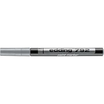 Lakkmarker 0,8mm, kerek Edding 792 ezüst