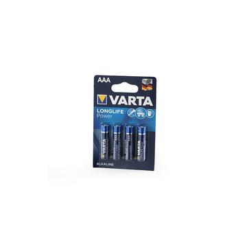 Elem AAA mikro LR03 Longlife Power 4 db/csomag, Varta 