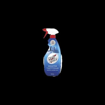 Szaniter tisztítóhab szórófejes 750 ml Well Done