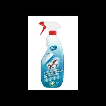 Fertőtlenítő hatású tisztítószer fürdőszobai szórófejes 750 ml Well Done