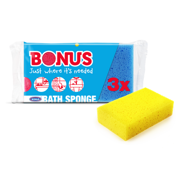 Fürdőszivacs 3 db/csomag Bonus B057