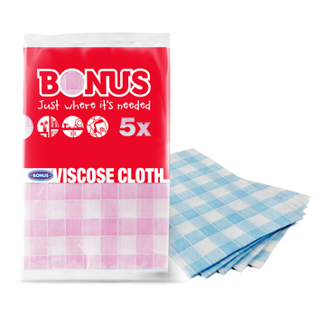 Mosogató kendő 5 db/csomag Viszkóz Bonus_B347