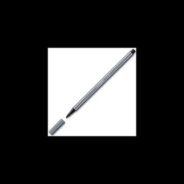 Rostirón, filctoll 1mm, M STABILO Pen 68 éj szürke
