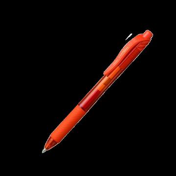 Rollertoll zselés golyóátmérő 0,7 mm, Pentel EnerGelX BL107-FX, írásszín narancs