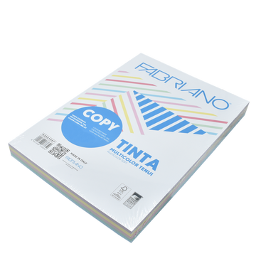 Másolópapír, színes, vegyes színek A3, 80g. Fabriano CopyTinta 5x50 ív/csomag. pasztell