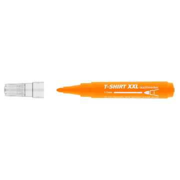 Textilmarker 1-3 mm kerek ICO T-SHIRT XXL narancssárga