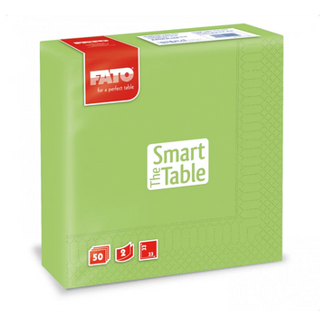 Szalvéta 2 rétegű 33 x 33 cm 50 lap/cs Fato Smart Table zöldalma_82623200