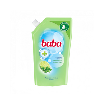 Folyékony szappan utántöltő 500 ml Baba antibakteriális lime