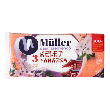 Papírzsebkendo 3 rétegu 100 db/csomag Kelet Varázsa