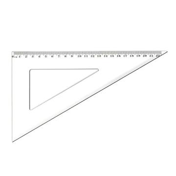 Vonalzó háromszög 60° 22,5cm, muanyag Antilop