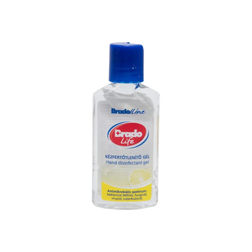 Kéz- és borfertotleníto gél 50 ml Bradolife citrom