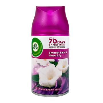 Légfrissíto spray utántölto 250 ml AirWick Freshmatic Bársonyos Szatén & liliom