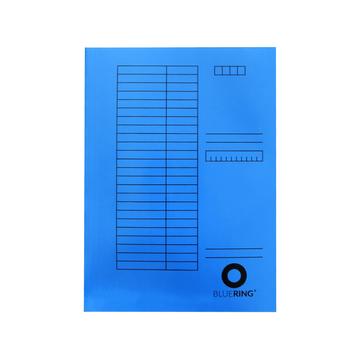 Iratgyujto, táblázatos pólyás dosszié A4, 230g. karton Bluering® kék