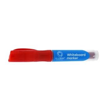 Táblamarker 3mm, kerek, cserélheto betétes, Bluering piros