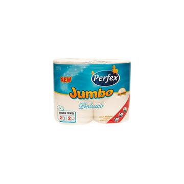 Háztartási papírtörlo 2 rétegu 2 tekercs/csomag 300 lap Boni Perfex Jumbo Deluxe