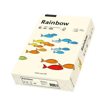 Másolópapír, színes, A4, 80g. Rainbow® 500ív/csomag, 06 krémszínu