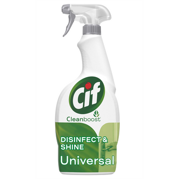 Fertotleníto hatású tisztítószer szórófejes 750 ml Cif Disinfect&Shine