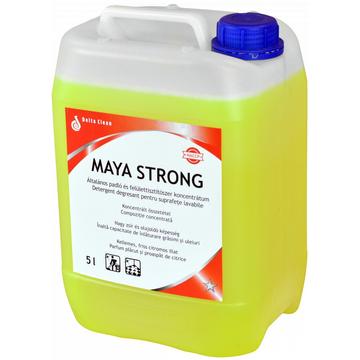 Padló- és felülettisztító koncentrátum eros zsíroldó hatással 5 liter Maya Strong