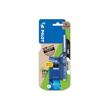 Rollertoll 0,5mm, kupakos tuhegyu V5 HI-Tecpoint BT + 3 db betét Pilot, írásszín kék
