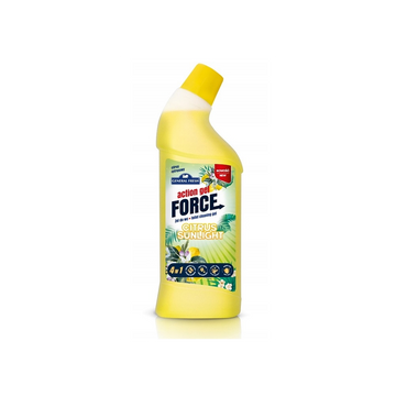 WC tisztító gél 1 liter Action Gel Force Citrus