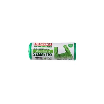 Szemeteszsák kötheto füles 35 liter 20 db/tekercs Mazzini zöld