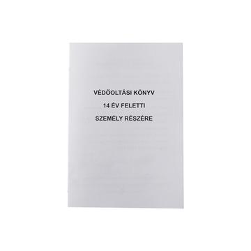 Védooltási könyv 14 év feletti személy részére 8 lapos füzet C.3337-11
