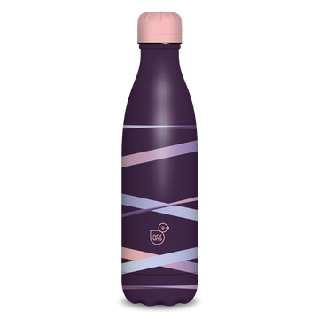 Fémkulacs duplafalú 500ml Ars Una Ribbon-purple (5168) 22