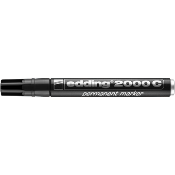 Alkoholos marker 1,5-3mm, kerek hegyu, Edding 2000 fekete 