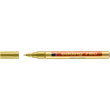 Lakkmarker 0,8mm, kerek Edding 780 arany 