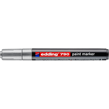 Lakkmarker 2-3mm, kerek Edding 790 ezüst 